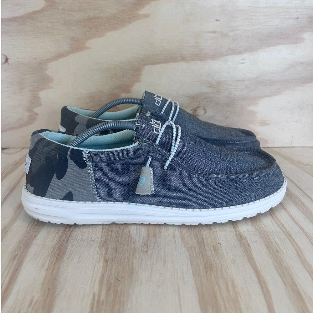 HeyDude - Wally Funk Camo - Sneakers - Gray - Men's - 12 - 110417010